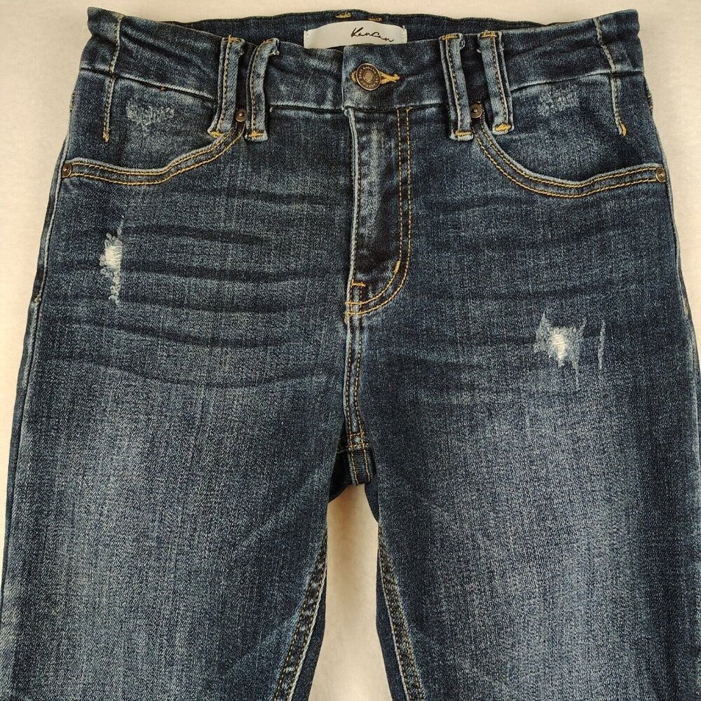 KanCan Fiora Skinny Jeans Womens 7/27 Distressed Raw Hem - Picture 3 of 9